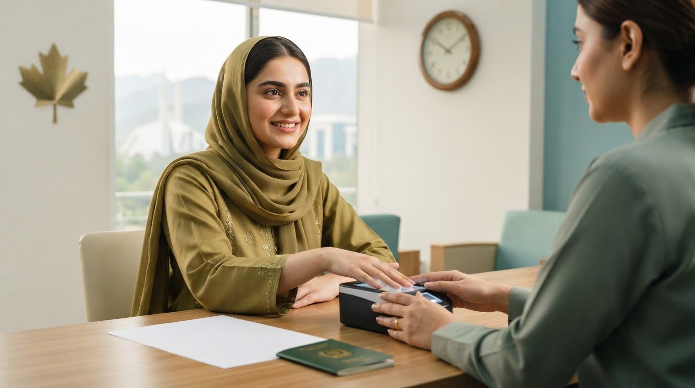 Biometric for Canada Student Visa in Pakistan: When to Give Biometrics